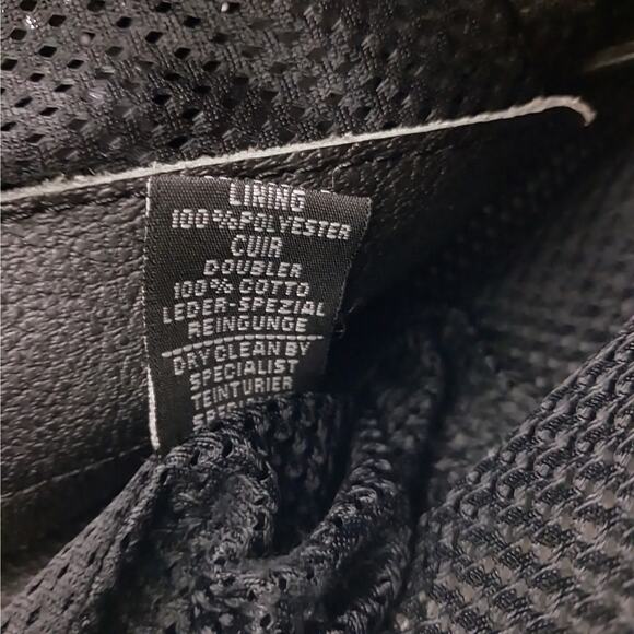 TOP GEAR BY 4 STAR! 100% FINE BLACK GENUINE LEATHER RACING SUIT, ARMORED! SZ L - Picture 15 of 16